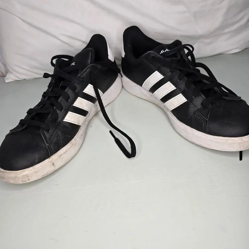 Adidas Grand Court Cloudform Base Black Mens Shoes Size 8.5US